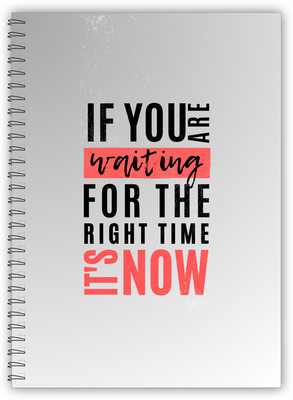 TimeWise Daily Planner Pastel Schedule your Day Journal A5 Planner Unruled 140 Pages(Gray)