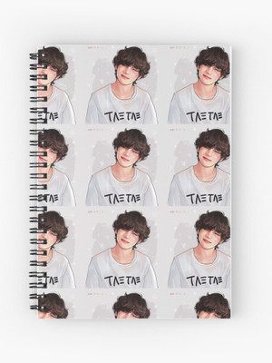 craft maniacs BTS V A5 RULED 160 PAGES DIARY A5 Diary RULED 160 Pages(Multicolor)