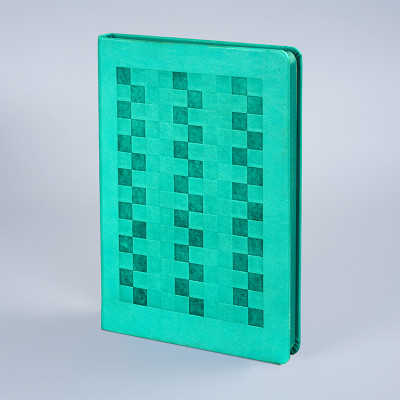 PaperPassion Elite Notes – Checkers Regular Notebook Ruled 240 Pages(Orange, Green)