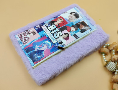 Paper Bear BTS A4 Diary ruled 70 Pages(Purple, Pack of 2)