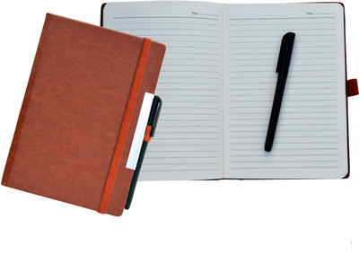 GS.ESHIKA 2024 A5 Diary 80 GSM 192 Pages(Tan)