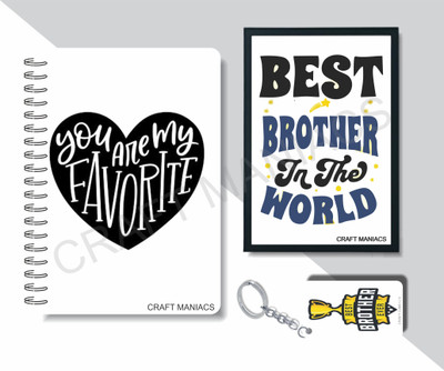 craft maniacs DIARY FRAME COMBO 2024 A5 Notebook RULED 160 Pages(White)