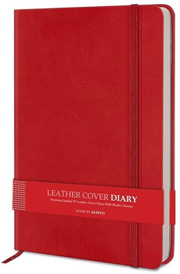 Global Overseas Global A5 Notebook Single ruled 200 Pages(Red)