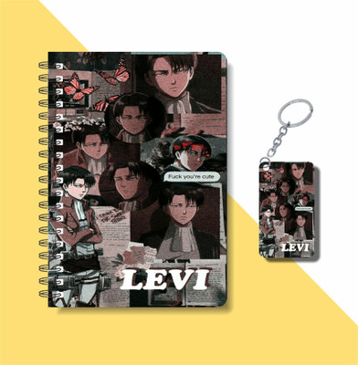 craft maniacs ATTACK ON TITANS COLLECTION A5 Diary RULED 160 Pages(Multicolor)