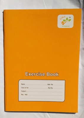 GMANOTEBOOKS NA A5 Notebook Four Line 140 Pages(Orange, Pack of 6)