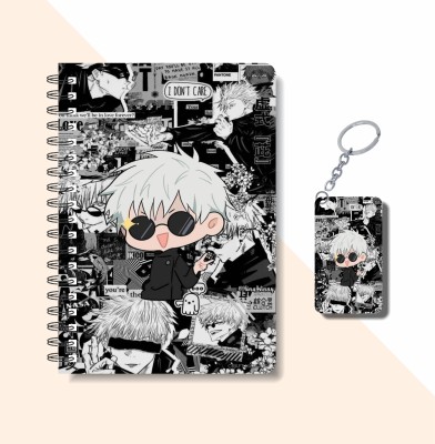craft maniacs DIARY + KEYCHAIN A5 Notebook RULED 160 Pages(Multicolor)
