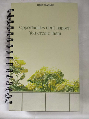 PINK PAGES Notebook Journal A5 Size, 80 GSM Natural Shade A5 Diary Ruled 180 Pages(White)