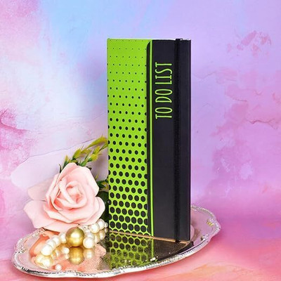 Memorys Softbound Planner To Do List (8 x 3.5 inches) Regular Planner Ruled 100 Pages(Green Dot)
