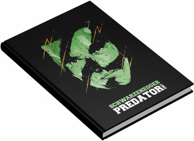MOTOCUPID Predator A5 Note Book HARD BOUND Plain Paper 160 Pages(Dark)