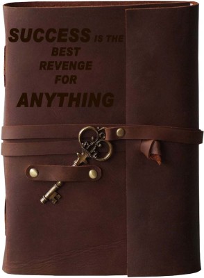 MAKENSTYLECOLLECTION Handmade Diary with Love Quotes on leather Cover A5 Diary Unruled 144 Pages(Brown)