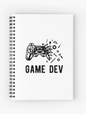 TheHackStore Game Development Printed A5 Notebook Ruled 200 Pages(Multicolor)