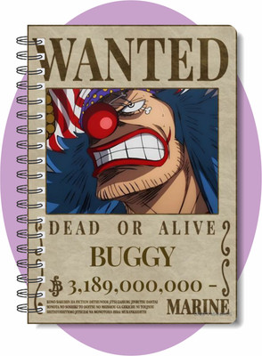craft maniacs 2024 ONE PIECE NOTEBOOK A5 Diary RULED 160 Pages(Multicolor)