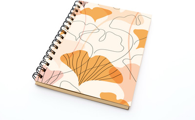 snow crafts Wiro Bound A5 Diary Plain sheets 144 Pages(ylw mix)