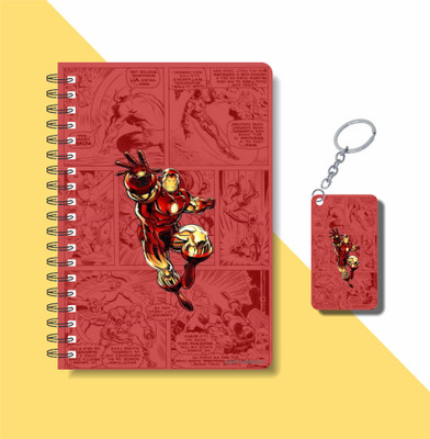 craft maniacs SUPERHERO 2023 COLLECTION A5 Notebook RULED 160 Pages(Multicolor)
