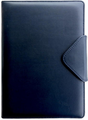 ANUPAM Flynn A5 Ruled Journal Notebook 80Gsm, Spongy Leather PU Cover Magnetic Closure A5 Diary for Engineering, Notes Taking & Writing in School and Office Journal Diary 192 Pages(Blue)