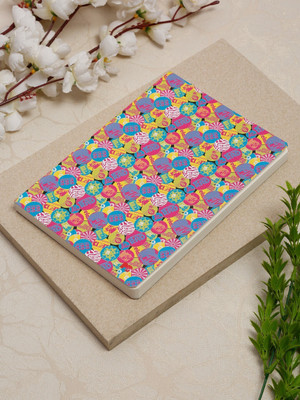 MTV Classic design notebook diary A5 Diary Ruled 200 Pages(Multicolor)