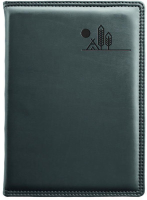ANUPAM Nomad A5 Notebooks Double Stitch Fine Leather Textured PU Softcover Notebook A5 Journal Gold Edges 80gsm Paper Lined Notebook for Office, Home School & Business Writing 192 Pages(Grey) ANUPAM Nomad A5 Notebooks Double Stitch Fine Leather Textured PU Softcover Notebook A5 Journal Gold Edges 80gsm Paper Lined Notebook for Office, Home School & Business Writing 192 Pages(Grey)