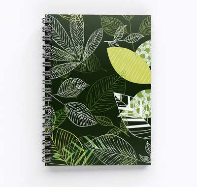 RJPRINTS RJ Prints Nature Zoom Design A5 Notebook Unruled 160 Pages(Green, Multicolor)