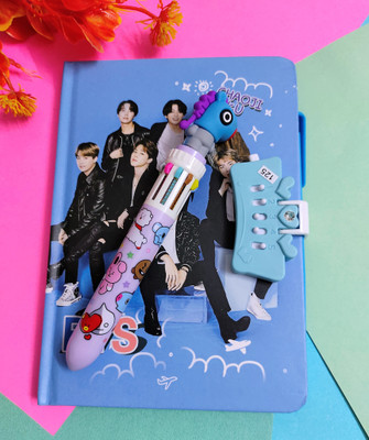 Paper Bear BT21 Regular Diary Designer 80 Pages(Light Blue, Pack of 2)