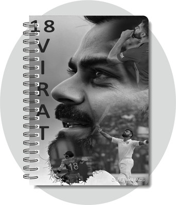 craft maniacs CRICKET 2025 DIARY COLLECTION A5 Notebook RULED 160 Pages(White)