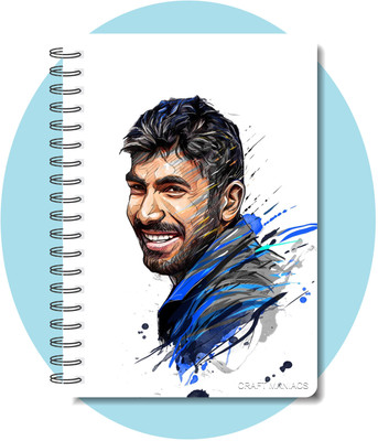 craft maniacs CRICKET 2024 NOTEBOOK COLLECTION A5 Diary RULED 160 Pages(White)