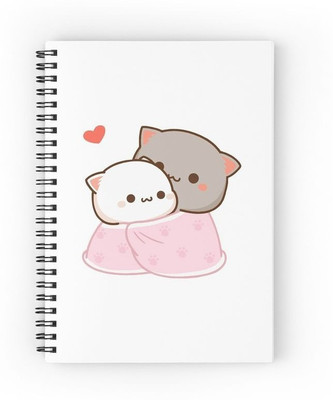 craft maniacs PEACH & GOMA COLLECTION A5 Notebook RULED 160 Pages(Multicolor)