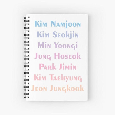 craft maniacs BTS DIARY A5 Notebook RULED 160 Pages(Multicolor)