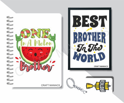 craft maniacs DIARY FRAME COMBO 2024 A5 Diary RULED 160 Pages(White)