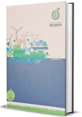 Greeshma Executive Diary Planner, with Sunday Half page Regular Diary Regular Diary Ruled 362 Pages(Blue)