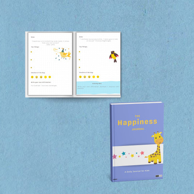 ekdali My Happiness Journal A5 Journal Ruled 120 Pages(Multicolor)