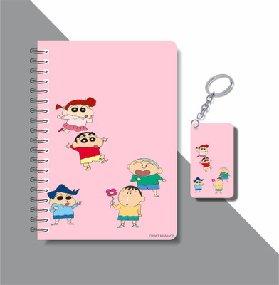 craft maniacs SHINCHAN 2023 NOTEBOOK COLLECTION A5 Diary RULED 160 Pages(White)