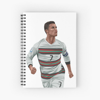 craft maniacs FOOTBALLER DIARY A5 Diary RULED 120 Pages(Multicolor)