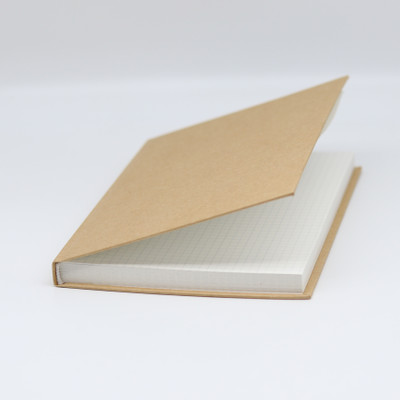 INNAXA Graph Hardbound Diary | Grid Notebook Thick Journal | 120 GSM | A5 Notebook Graph 160 Pages(Brown)