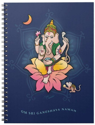 craft maniacs GANESHA COLLECTION A5 Notebook RULED 120 Pages(BUDDHA)