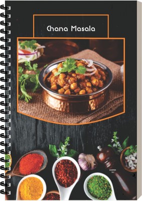 ESCAPER Chana Masala Food Diary, Notebook, Ideal Gift for Boys & Professionals A5 Diary Ruled 160 Pages(Chana Masala)