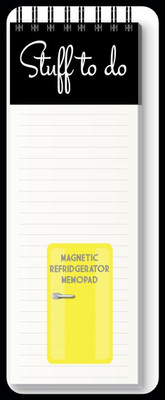 Nourish Magnetic Memo Pad_DRY Regular Memo Pad Ruled 50 Pages(White)