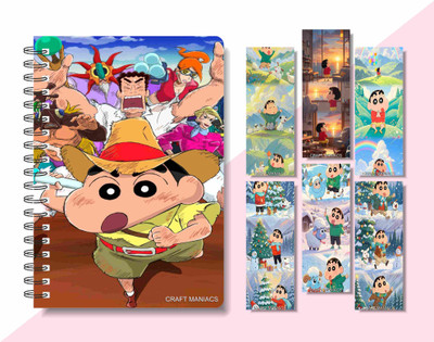 craft maniacs MULTI A5 Notebook RULED 160 Pages(Multicolor)