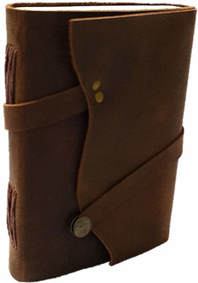 RSN personal organizer A5 Diary unruled 100 Pages(Brown)