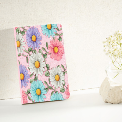The Red Prints Diary A5 Notebook Ruled 200 Pages A5 Diary Ruled 200 Pages(Multicolor)