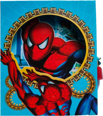 Art Bundle Spiderman Fancy Diary A5 Diary yes 50 Pages(Multicolor)