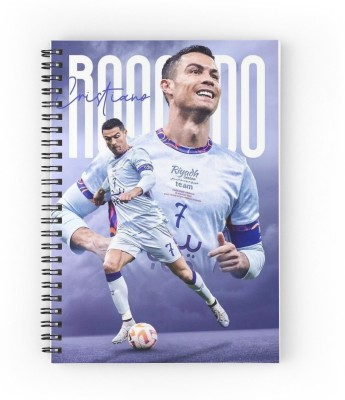 craft maniacs FOOTBALLER DIARY A5 Diary RULED 120 Pages(Multicolor)