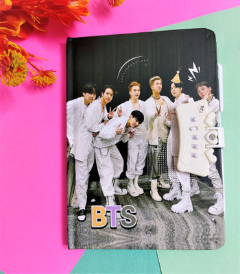 Paper Bear BT21 Regular Diary Designer 80 Pages(Black)
