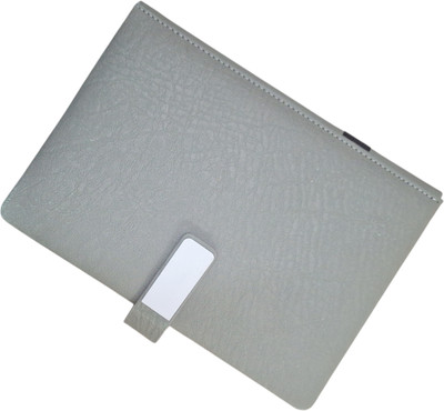 FINARO Magnet Lock Diary A5 Journal Yes 192 Pages(Grey)