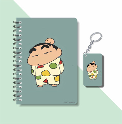 craft maniacs SHINCHAN 2023 NOTEBOOK COLLECTION A5 Notebook RULED 160 Pages(White)