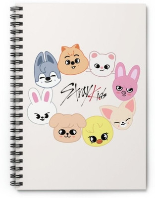 craft maniacs STRAY 2024 A5 Notebook RULED 160 Pages(Black)