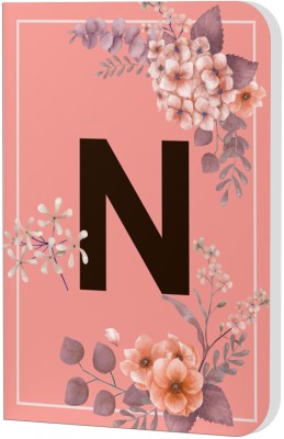 AccuPrints Initial N Premium Soft Bound Notebook A5 Diary Ruled 200 Pages(Alphabet-N)