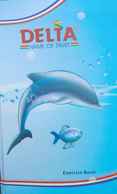 First Click Delta Fish Notebook 1 Register (Hard Bound) 480 Page Size : 20 x 32 cm Book-size Notebook RULED 480 Pages(Multicolor, White)