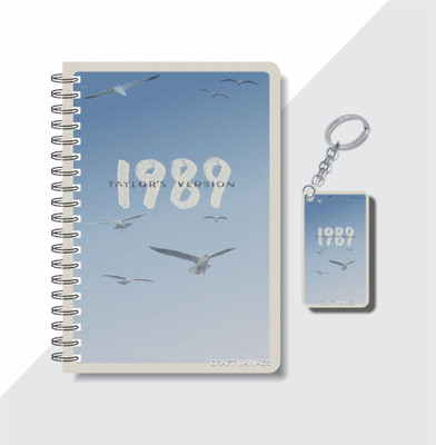 craft maniacs A5 NOTEBOOK + KEYCHAIN COLLECTION A5 Note Book RULED 160 Pages(Multicolor)