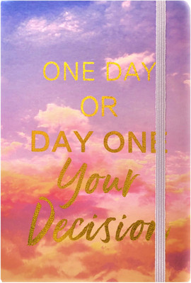 Craftacious Art Motivational Quote Diary for Girls, A5 Ruled 160 Pages (21cm X 14.5cm) Assorted Diary Single Ruled 160 Pages(Multicolor 3)