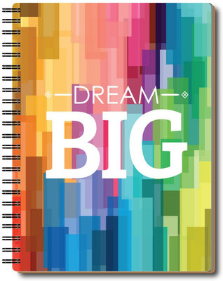 Nourish Life A5 Planner/Organizer Ruled 220 Pages(DREAMBIG)